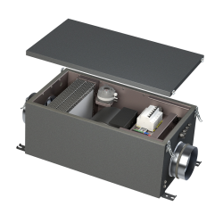 Компактная приточная установка КЭВ-ПВУ65E (650 м3/ч, 5 кВт)