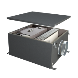 Компактная приточная установка КЭВ-ПВУ105E (1050 м3/ч, 10 кВт)