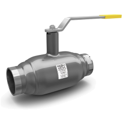 Кран шаровой полнопроходной LD КШЦП DN015 PN40, Сталь 20 / Нерж. сталь 1.4021 / PTFE, сварка/сварка