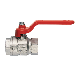 ITAP 090 
Кран шаровой IDEAL с красной стальной ручкой-рычагом внутр./внутр. резьба Dn 1/2" Pn 50