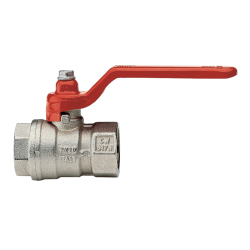 ITAP 116 
Кран шаровой VIENNA с красной стальной ручкой-рычагом внутр./внутр. резьба Dn 1/2" Pn 30